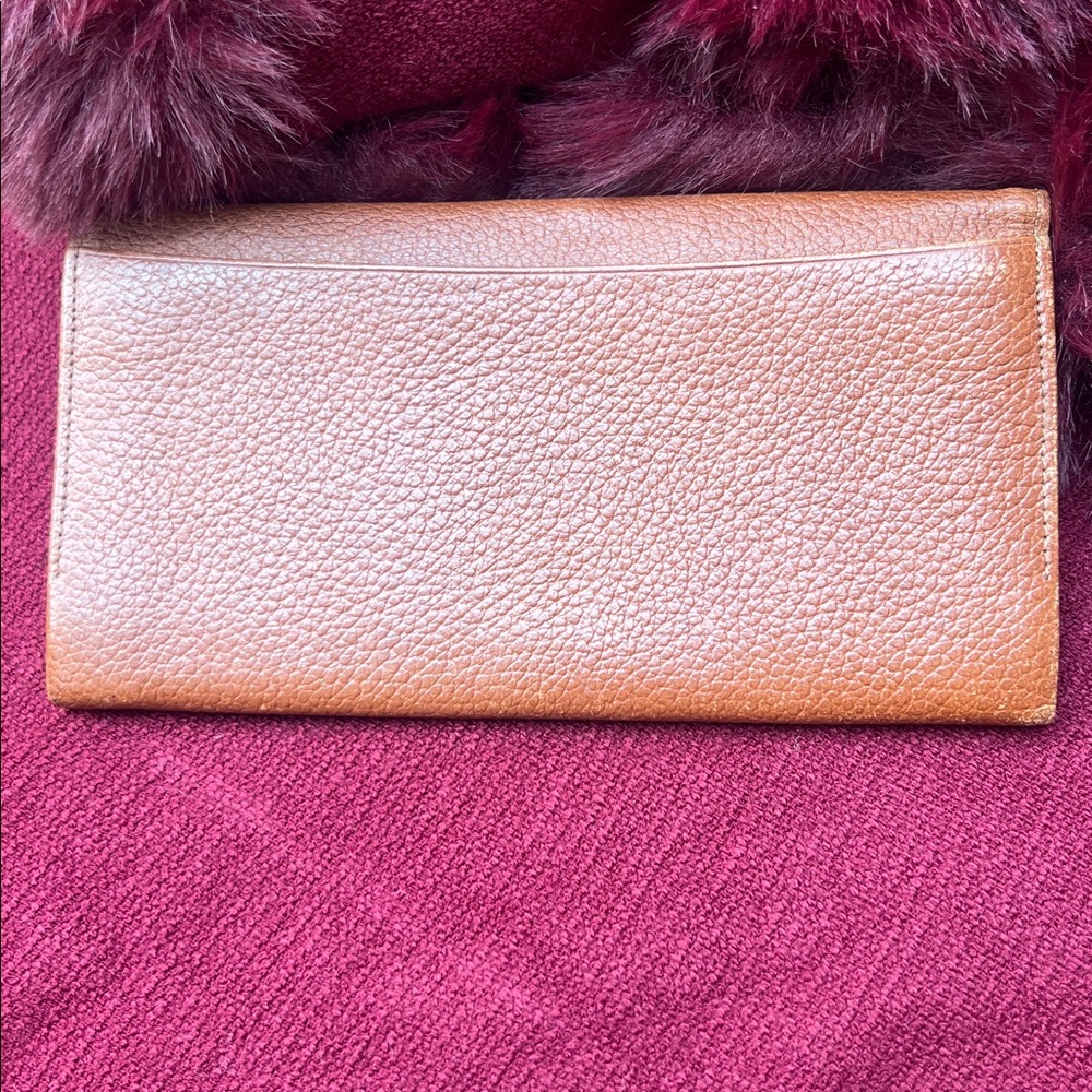 Burberry Tan Leather Wallet - Picture 2 of 6